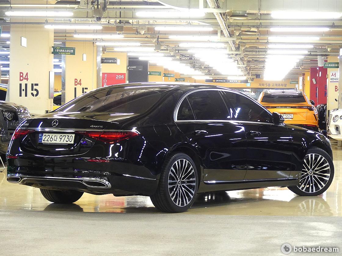 벤츠 S580L 4매틱 2021 검정색 사진 3