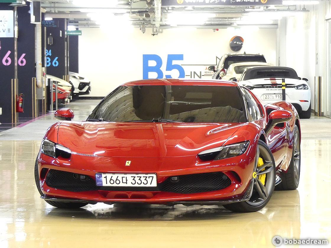 페라리 296 GTB 2023 빨간색 사진 1