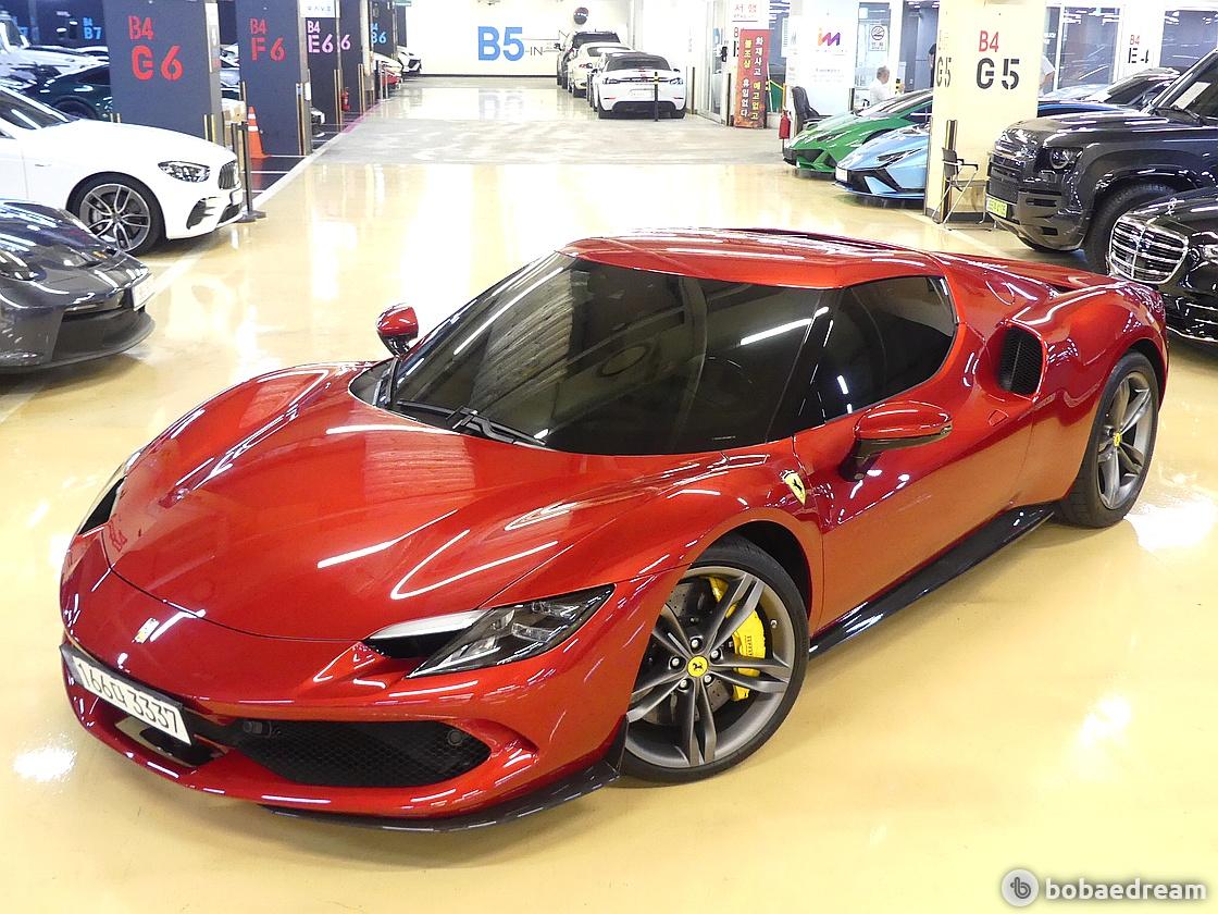 페라리 296 GTB 2023 빨간색 사진 6