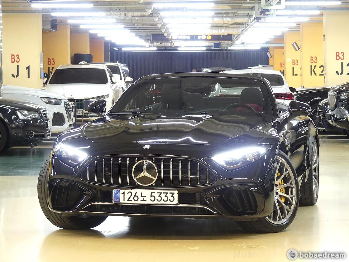 벤츠 SL63 AMG 4매틱+ 2024 검정색 사진 1