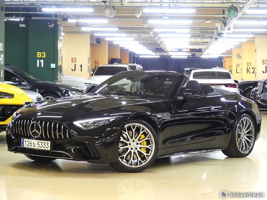 벤츠 SL63 AMG 4매틱+ 2024 검정색 사진 2