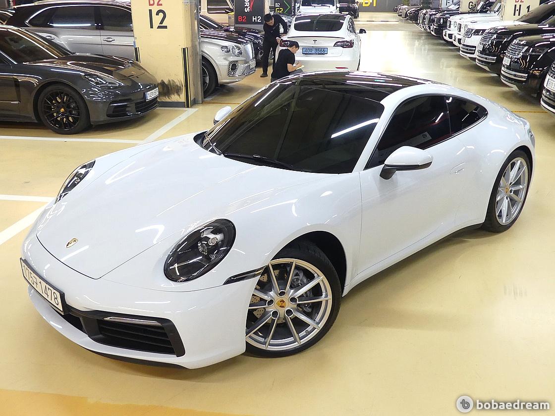 포르쉐 911 카레라 2021 흰색 사진 8