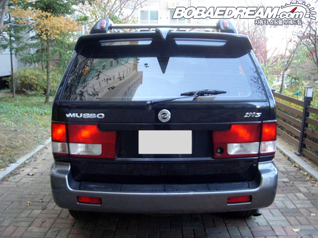 2001 쌍용 무쏘 밴 290S 최고급형 중고차 | 보배드림 사이버매장