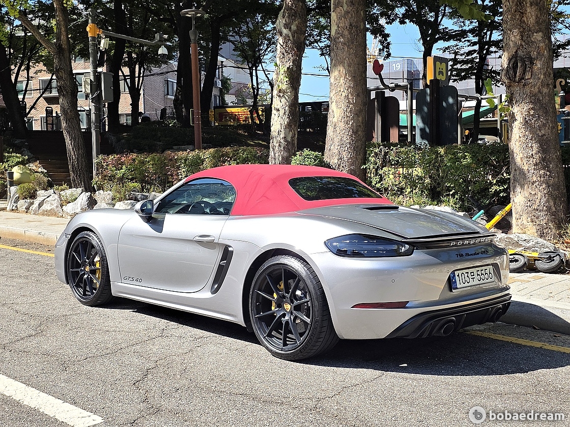 포르쉐 718 박스터 4.0 GTS 2021 은색 사진 3