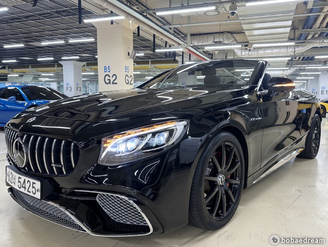 2017 벤츠 S63 Amg 4매틱 카브리올레 중고차 | 보배드림 사이버매장