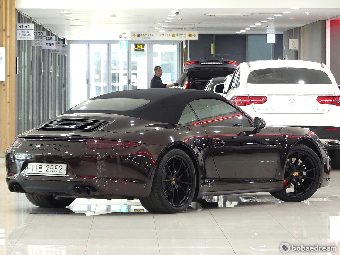 포르쉐 911 카레라 GTS 카브리올레 2015 마호가니 메탈릭 사진 3