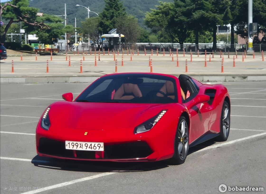 페라리 488 스파이더 2019 빨간색 사진 1