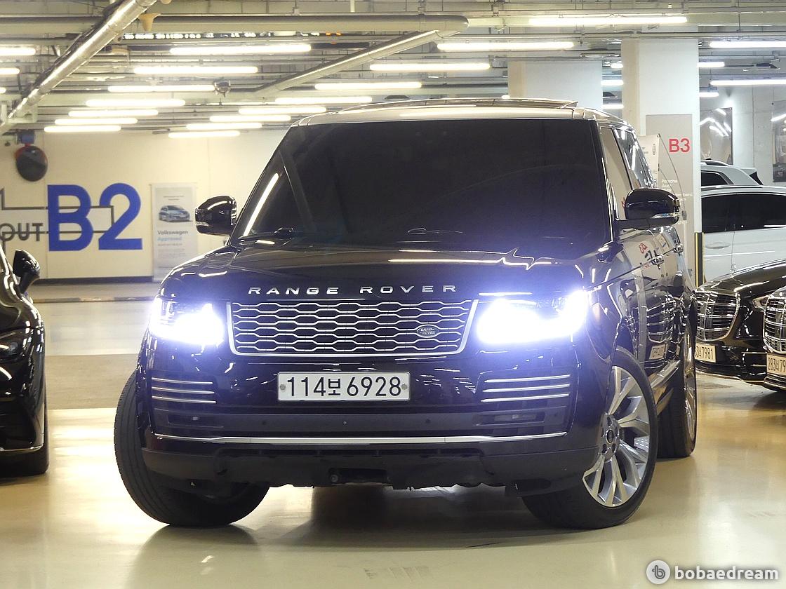 랜드로버 레인지로버 5.0 V8 SC LWB 오토바이오그래피 2019 네이비 사진 1